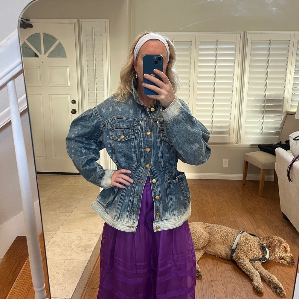 Ulla Johnson Faded Blue Jean Jacket